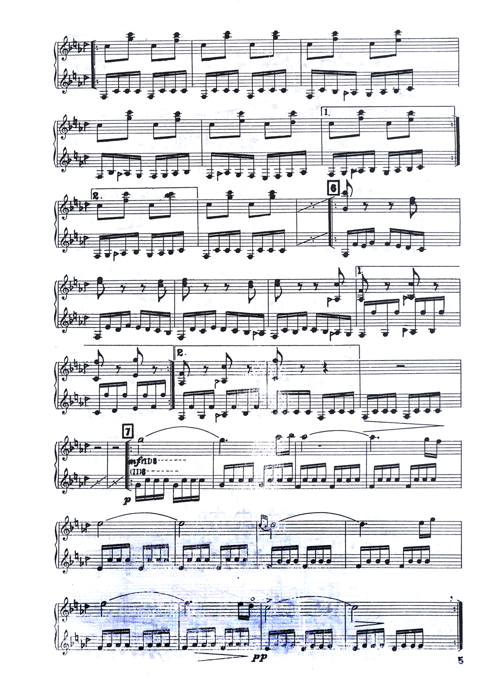 نت قطعه فانوس